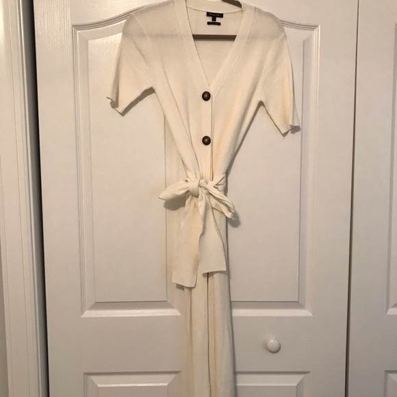 Massimo dutti ribbed dress with belt Clearance